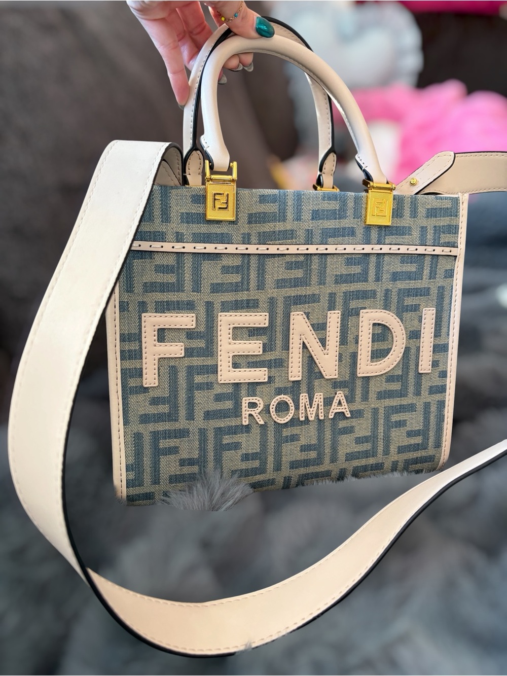 Sunshine Tote - Small/Medium Size - Denim Material